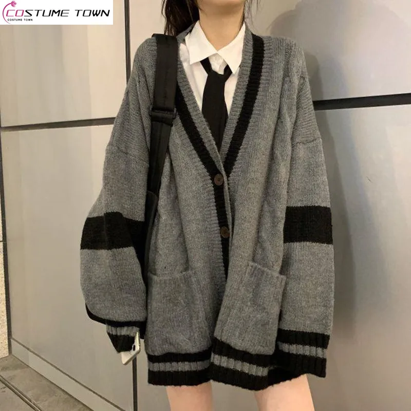 

Spring and Autumn College Style Three Piece Set Fashion Wear Knitted Sweater+British Style Shirt+Pleated Short Skirt Set