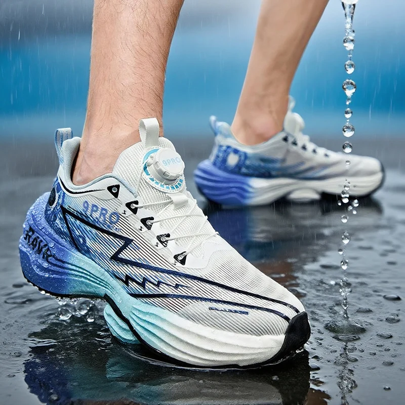 2025 New Men's Running Shoes Cushioning Carbon Plate Racing Marathon Athletic Shoes Comfortable Non-slip Sports Tennis Shoes 5