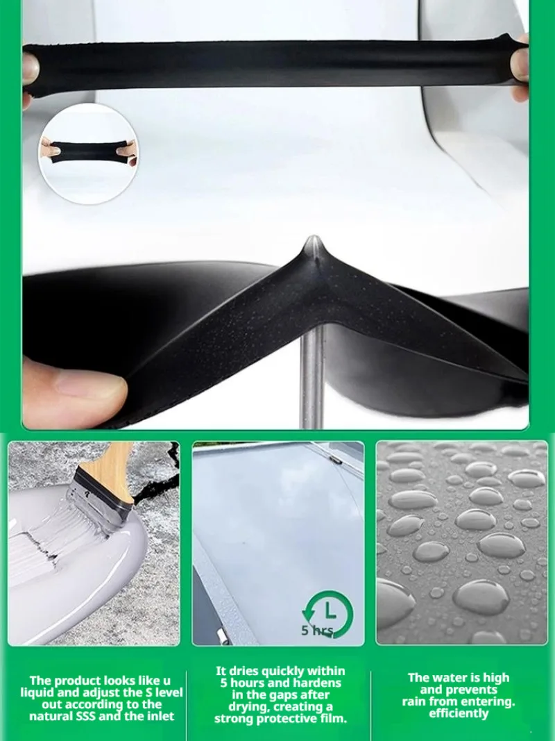 Transparent waterproof glue exterior wall coating Bathroom waterproof material