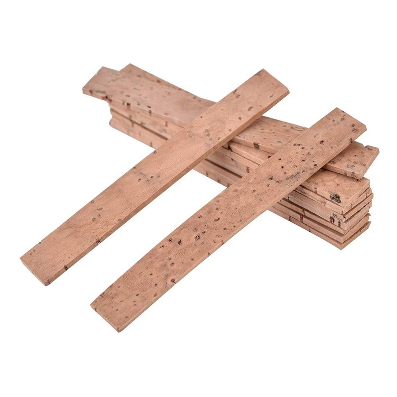 10 Pcs Clarinet Joint Cork Sheet Instrument Sax Repair Accessories Replacement Kit Replacement Kit,9.1X1.3X0.2Cm