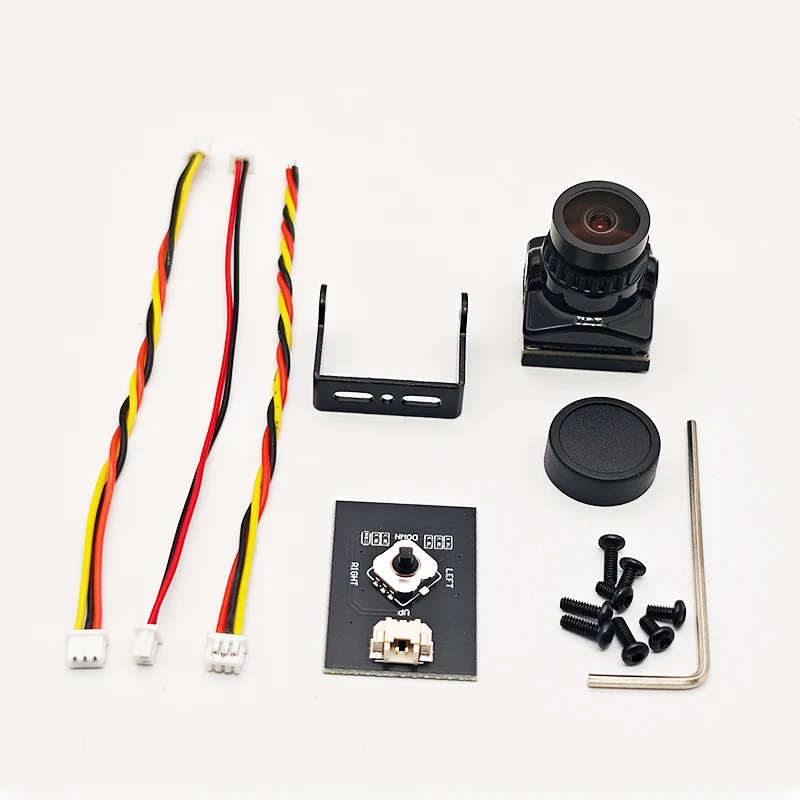 Cmos 1/3 1800TVL Mini FPV Camera Lens Power 5V-40V OSD