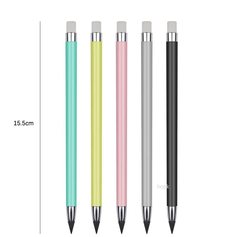 HB Macaron Everlasting Pencil Unlimited Writing Pencil Erasable Pencil Kawaii Pen Stationery School Supplies Kid Gift Stationery