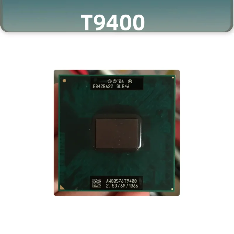 

Двухъядерный двухпоточный процессор Core 2 Duo T9400 SLB46 SLAYY 2,5 ГГц 6 Мб 35 Вт Разъем P