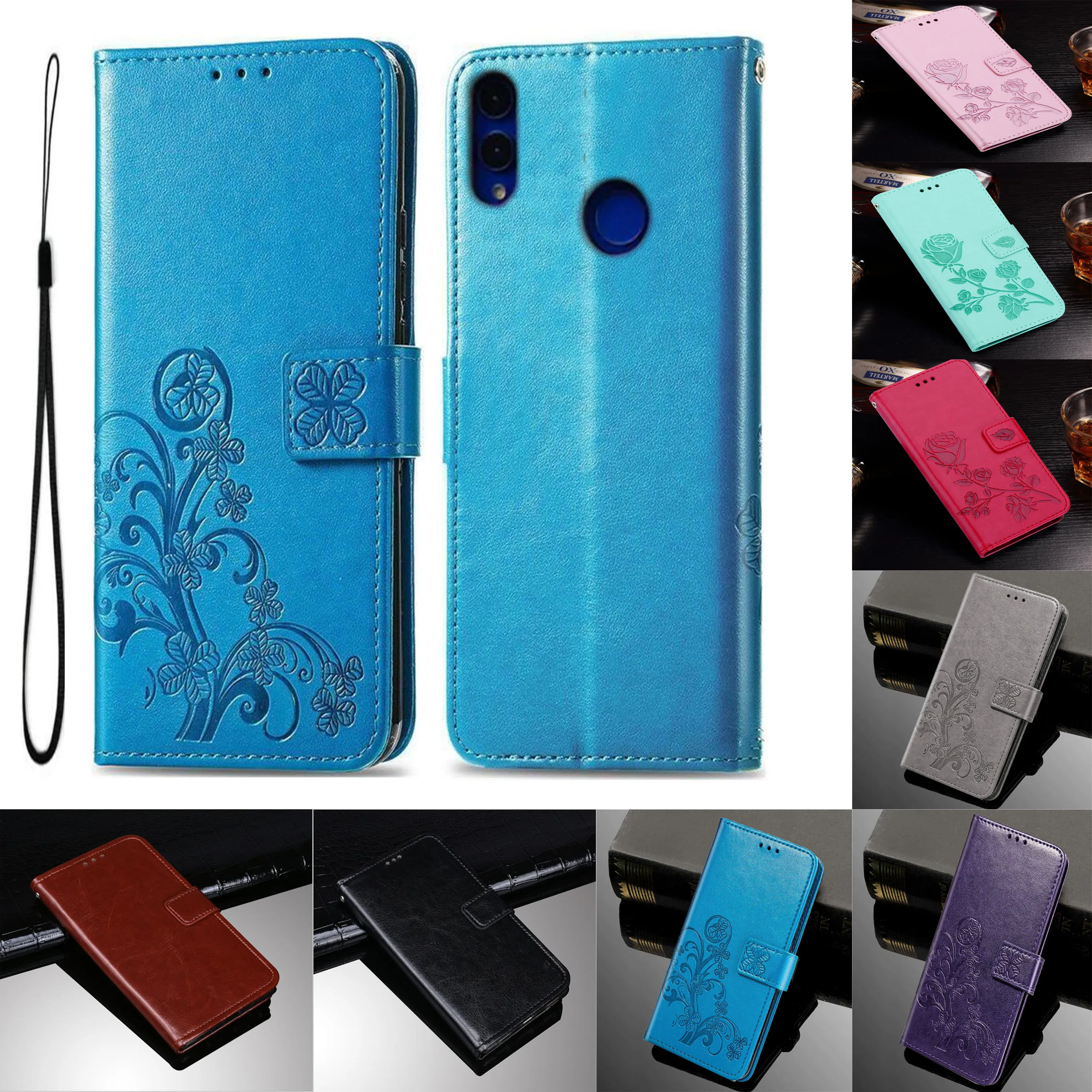 Elegant Magnetic Leather Wallet Flip Case - Premium Protection