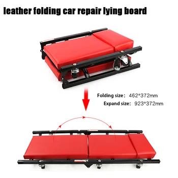Letto da lavoro sul retro 36 pollici Scheda di riparazione auto Skateboard Pezzi di ricambio Scheda di riparazione Strumenti di manutenzione del servizio del veicolo