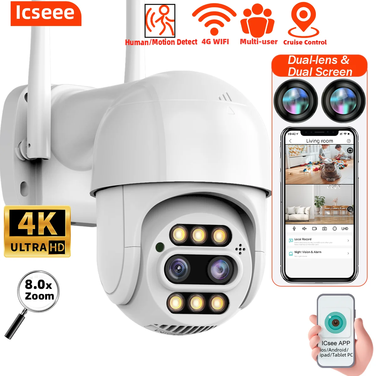 10 Migliori Telecamera Wifi Esterno Icsee In Italia - Foto 11