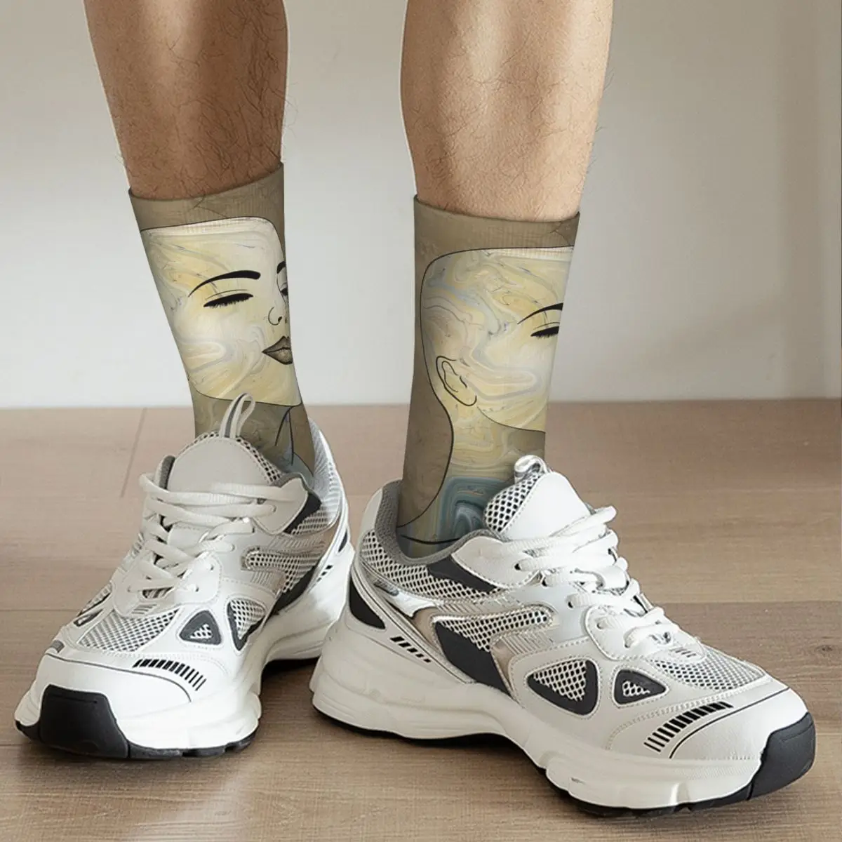 SeaBorn, золотые носки для взрослых, носки унисекс, мужские носки, женские носки черные акварельные и золотые носки для взрослых chessboard носки унисекс мужские носки женские носки