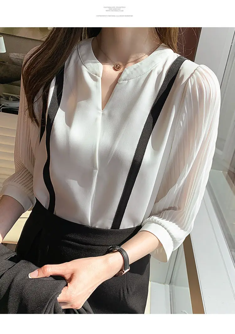 Chemisier En Mousseline Pour Femmes En Vert