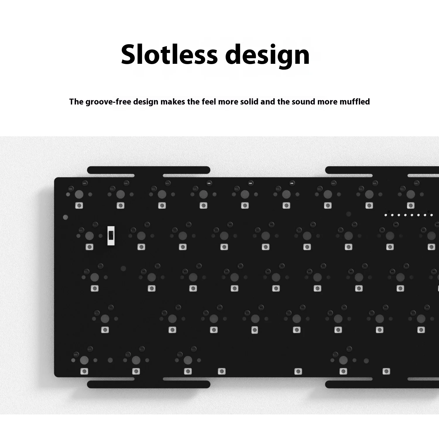 Weikav NUT65 キーボード PCB 1.6 ミリメートル PCBA 非スロット RGB