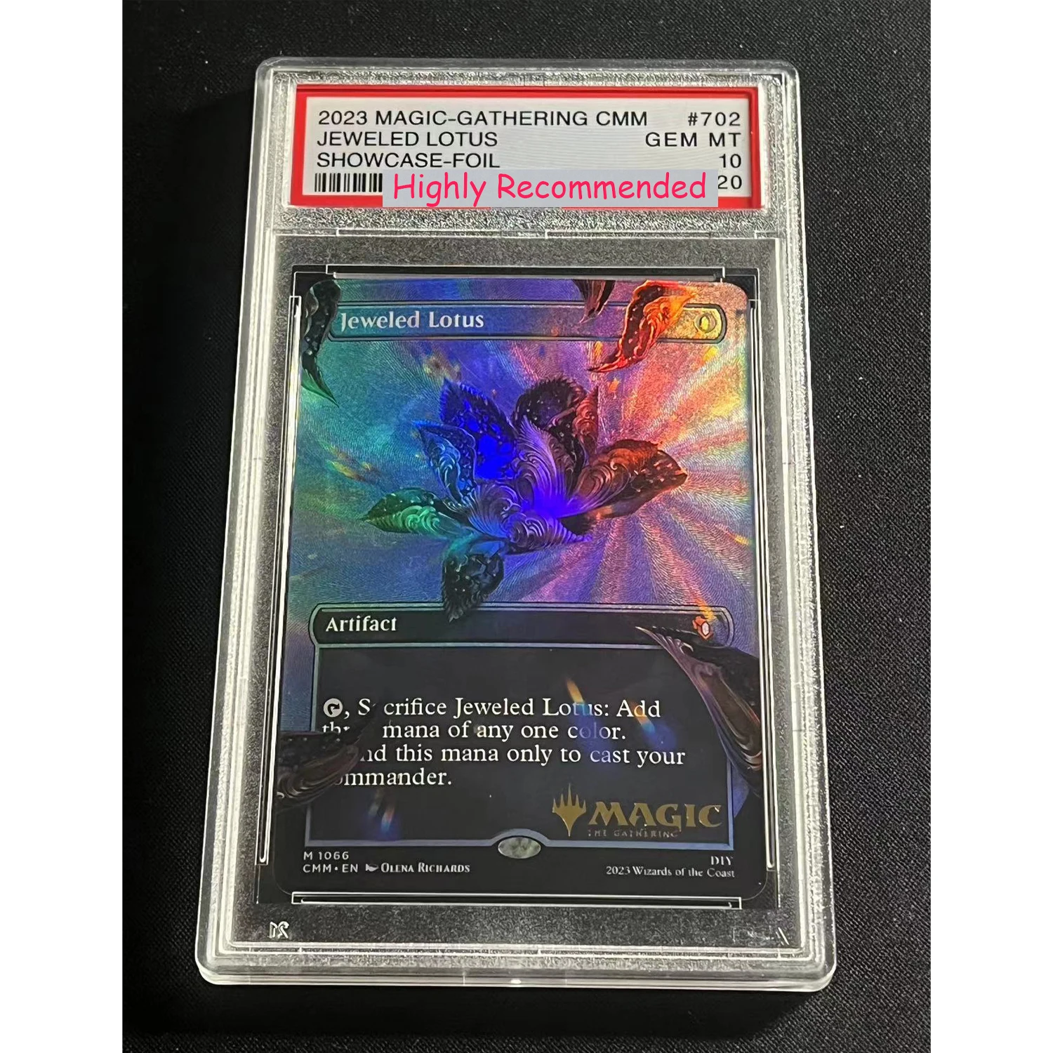 Diy Self Made Mtg Rings Black Lotus Collection Card Copy Copy Version Rating Card Classic Anime Game Gift Toy