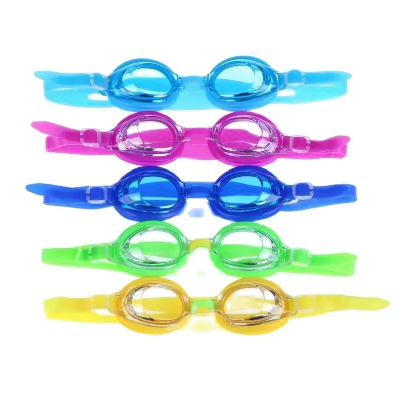 Children Swimming Goggles Kids Swim Pool Waterproof Silicone Anti Fog UV Protection with 2 Earplugs swimming goggles