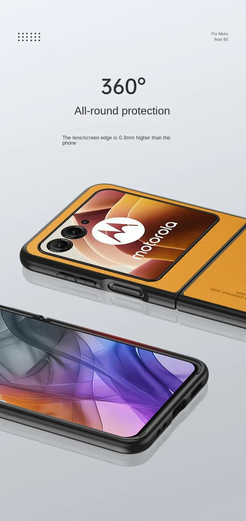 Luxury Leather Shockproof Silicone Frame Case - Full Protection Cover