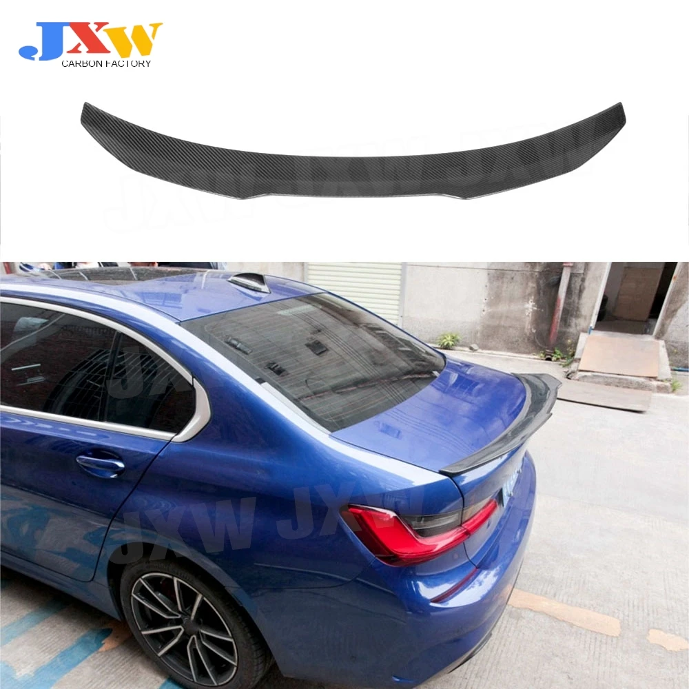 

Carbon Fiber Car Rear Trunk Lip Spoiler Boot Wings For BMW 3 Series G20 G80 M3 320i 325i 330i M340i 2019-2022