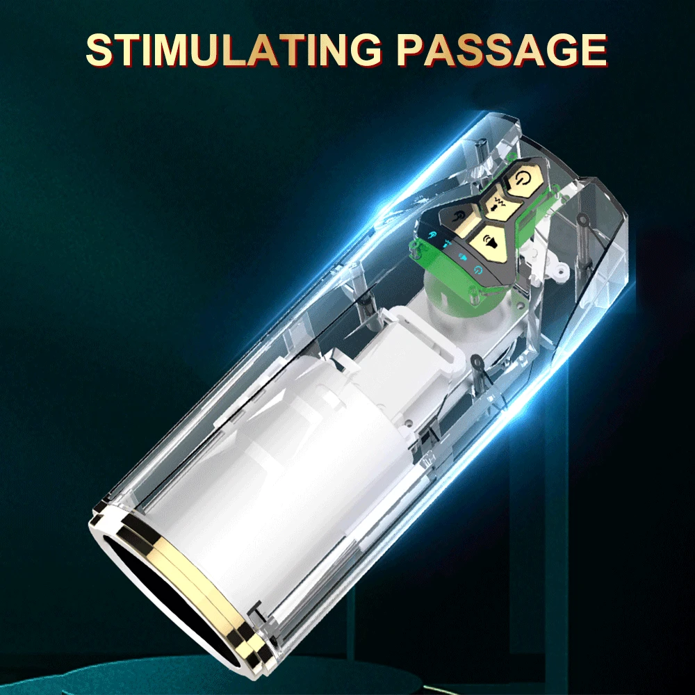 Automatic Male Masturbator With Telescopic Thrusting Technology_voghion.com