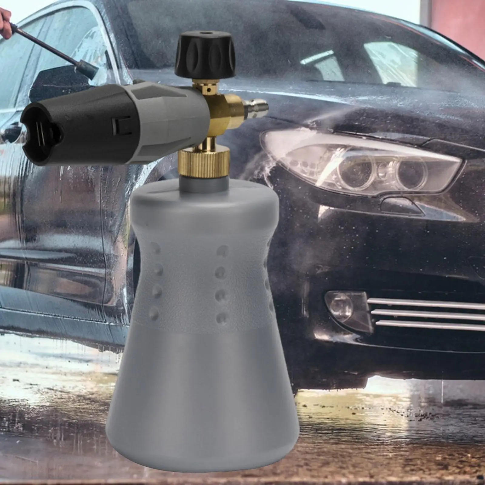 Car High Pressure Washer Foam Sprayer Adjustable Accessory Soap Dispenser Bottle for Vehicle Home Cleaning Versatile