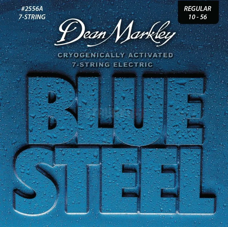 Blue Steel Комплект струн для 7-струнной электрогитары никелированные 10-56 Dean Markley DM2556A |