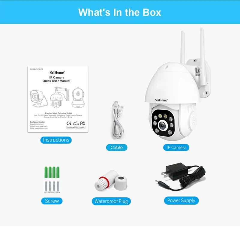 Cctv Camera Srihome Ip Camera Manual Sricam Sp020 Setup SriHome