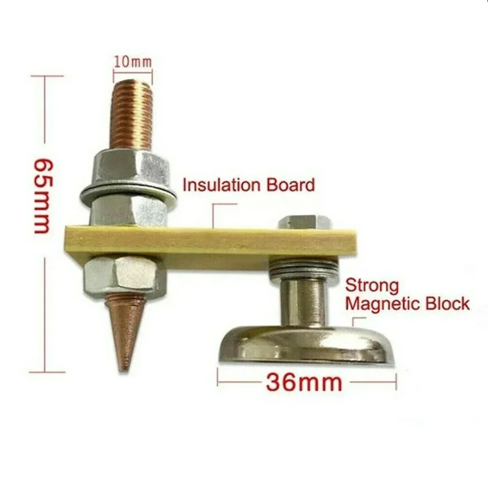 Welding Magnet Head Tail Welding Stability-Strong Magnetism Large Suction.Single Absorbable Weight 3KG (1 Pcs)