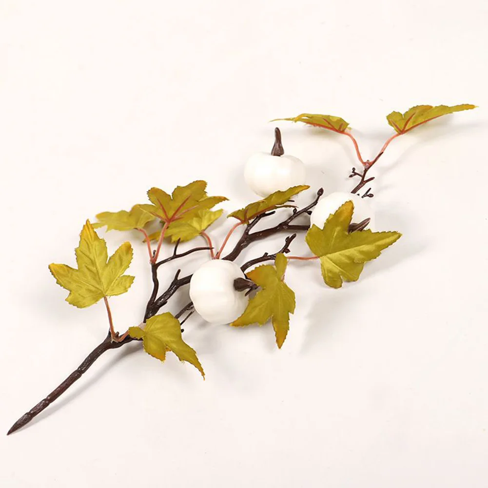 Künstliche Herbst Ahornblatt Pflanze Bouquet Fotografie Requisiten Blatt Nachahmung Ahornblatt gefälschte Pflanzen nach Hause Halloween DIY Dekoration – Detail 4