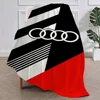 Sport A-Audi-s Logo Car Blanket Soft Plush Nap Sofa rug for Living Room Warm Office Bedroom Birthday Home Travel Kid Gifts 3