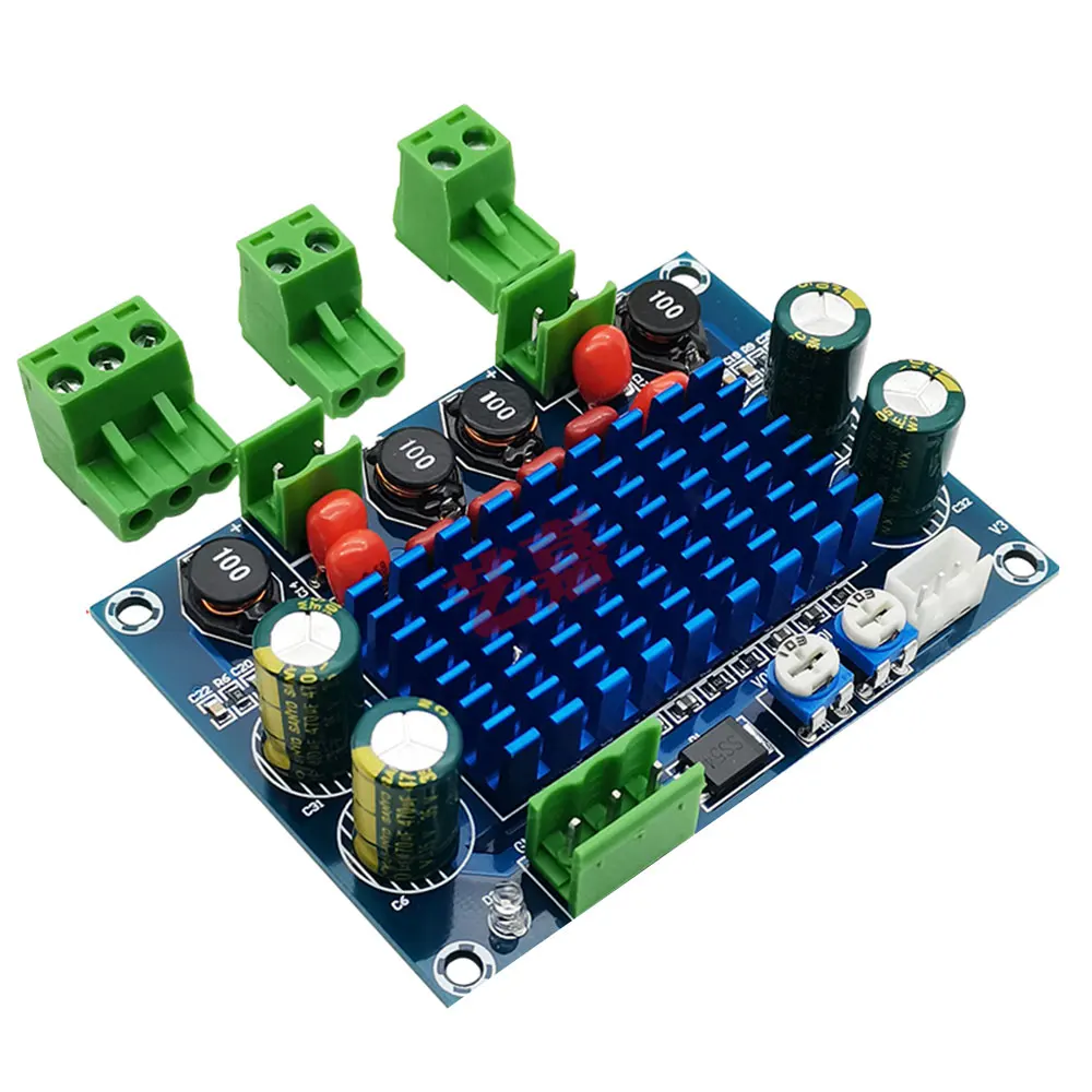 

12V-24V TPA3116 D2 120W+120W Dual-channel Stereo Digital Audio Power Amplifier