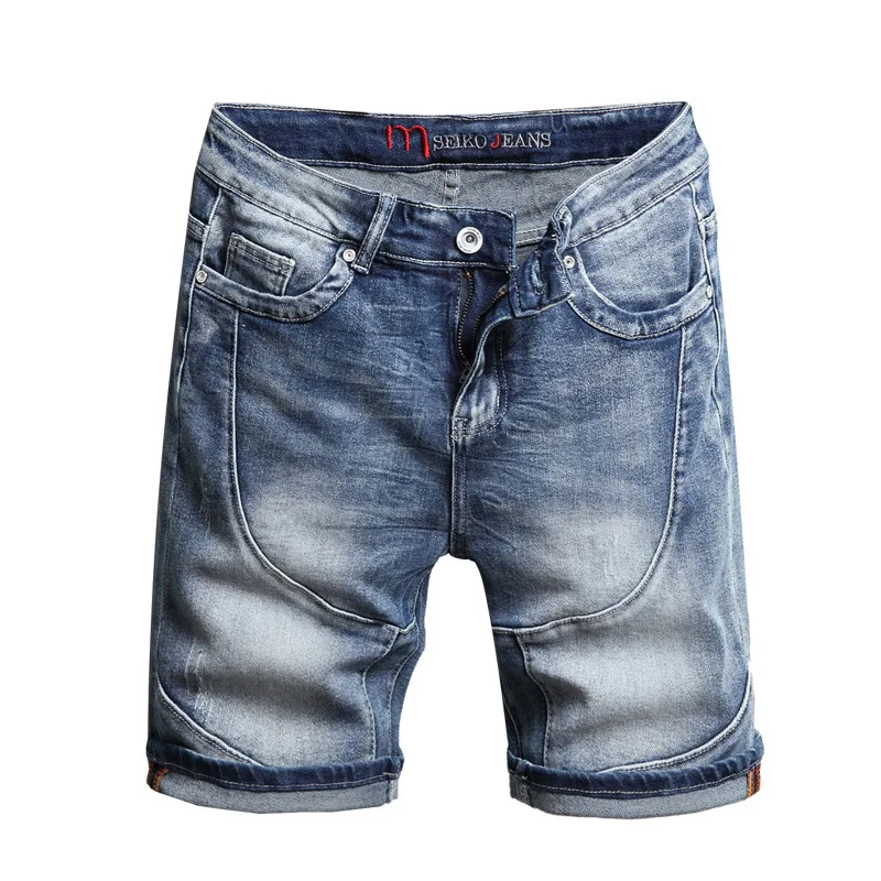 Men's Denim Pants Fashion Loose Wide Leg Jeans Casual Streetwear Printed Cross Trousers Pure Cotton Pants Baggy Men Jeans