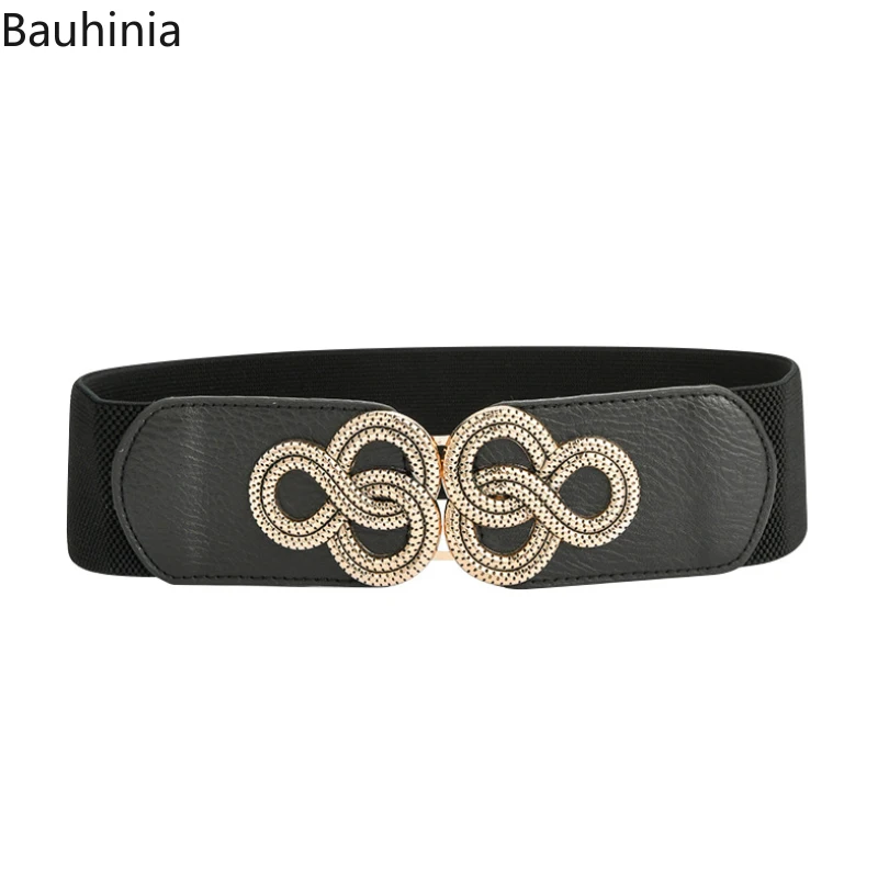 Bauhinia Winter New Noble Woman 70cm Elastic Wide Belt Suit Pants Ladies Simple Design Business Cummerbunds |