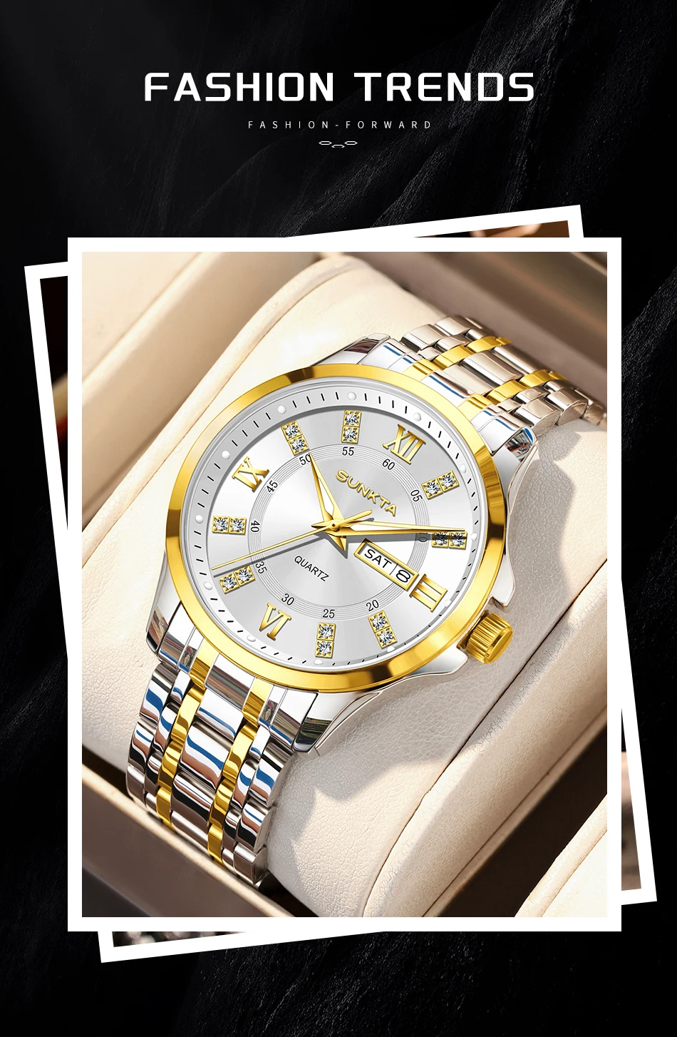 SUNKTA Orologio da Donna - Indossato