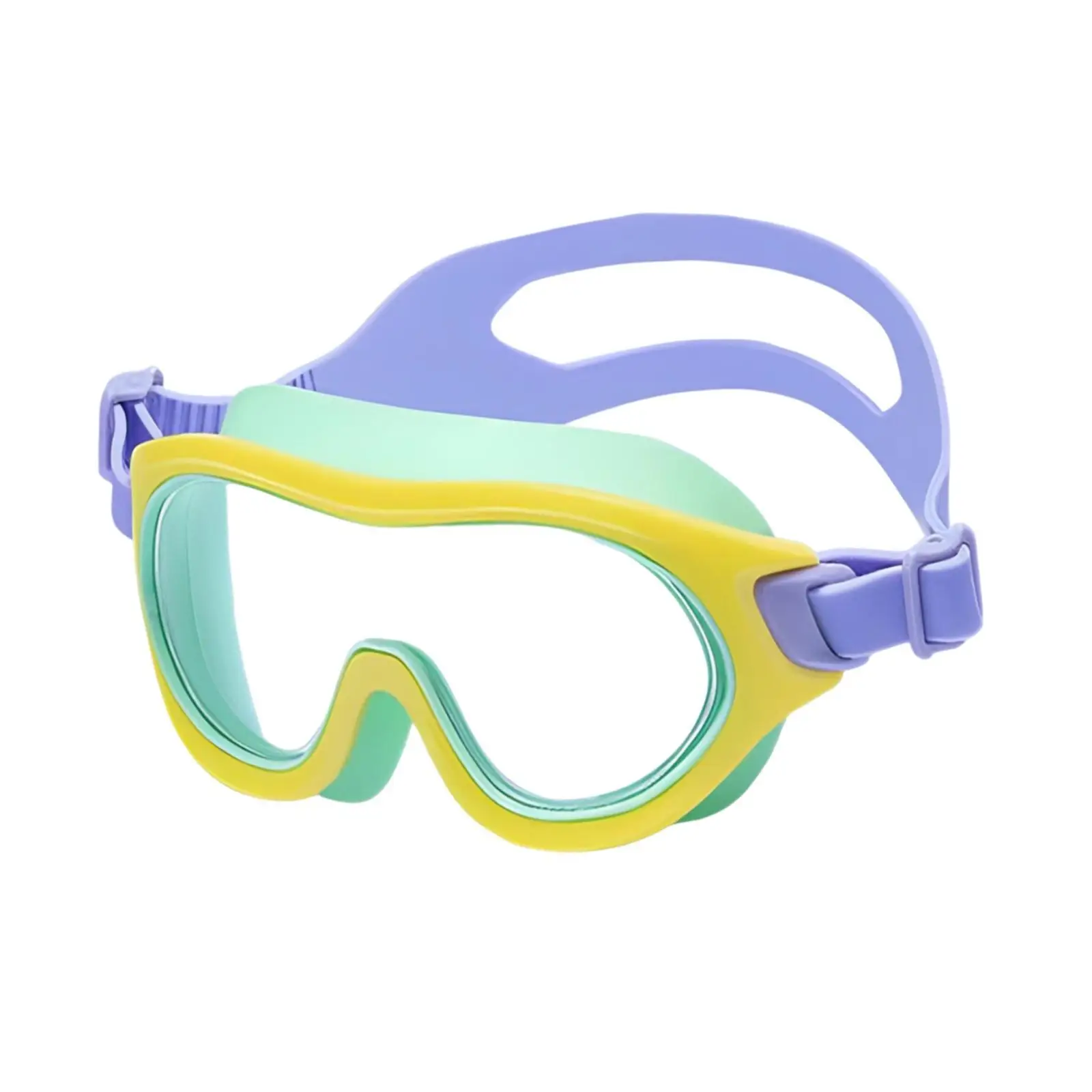 Swimming Goggles Lightweight Soft Adjustable Strap Wide Vision Swim Goggles for Beach Diving Long and Short Hair Children Pool Swimming Goggles Lightweight Soft Adjustable Strap Wide Vision Swim Goggles for Beach Diving Long and Short Hair Children Pool