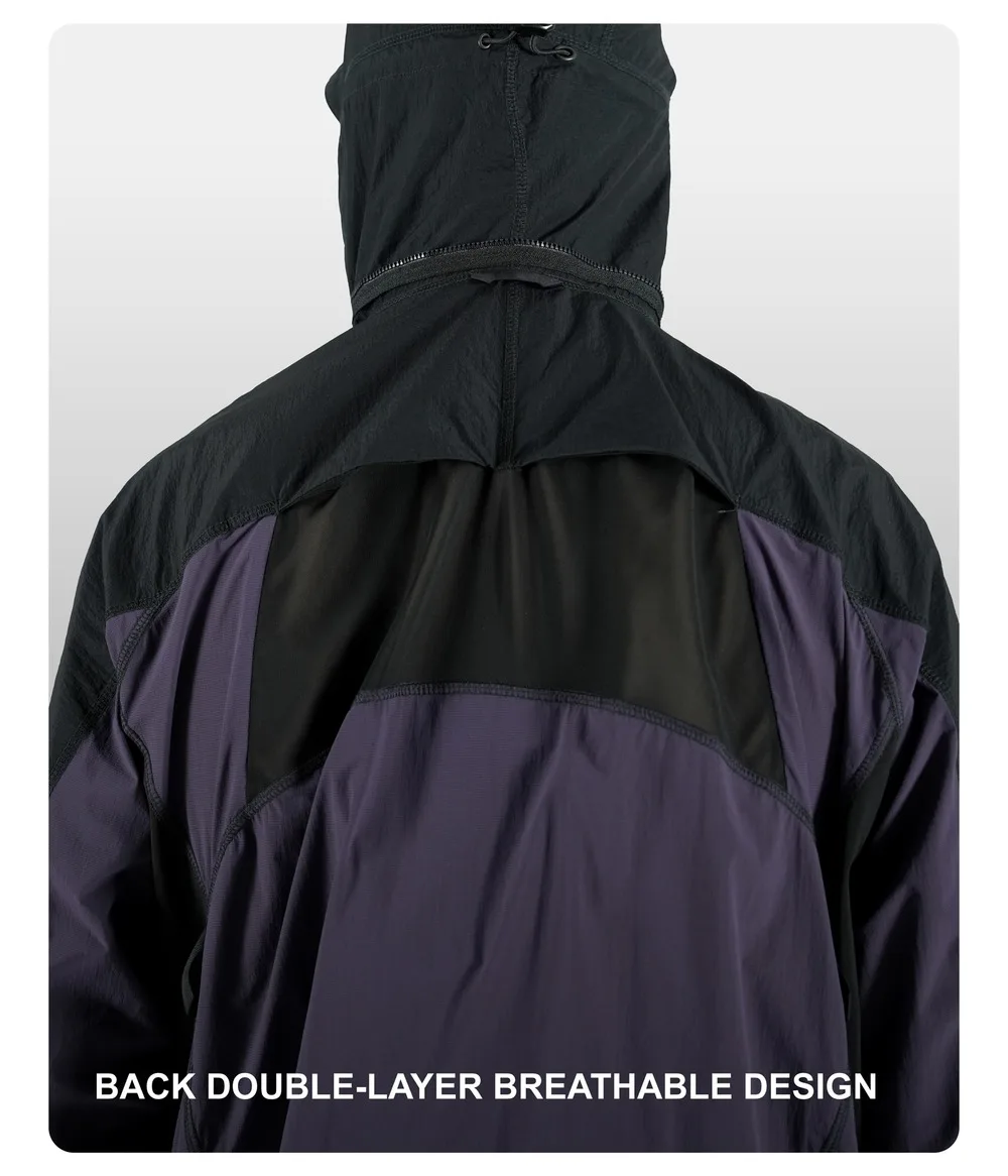 Reindee Lusion 25s UPF50+ Lightweight sunscreen jacket 3d loose design mesh splicing vent foldable techwear gorpcore