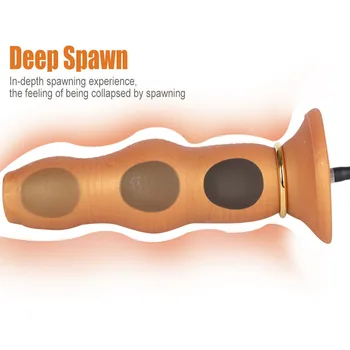 Inflated Anal Plug Dildo Vaginal Anal Ovipositor Butt Plug 18 Sex Toys For Men Women Prostate Massage Dilator Fake Penis Dildos 3