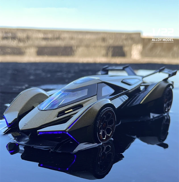 Neue 1/22 Lamborghini v12 gt Legierung Sportwagen Modell Druckguss Metall  Simulation Dekoration Sound und Licht Kinderspiel zeug Auto Geschenke -  AliExpress