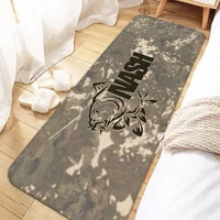 Nash Fishing Logo Door Mat Entrance Non-slip Doormat Washable Kitchen Carpet Living Room Hallway Rugs Bathroom Bath Door Mats 1