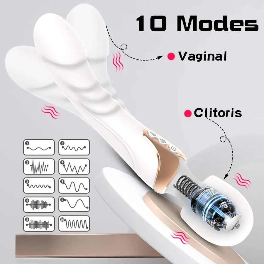 LICKLIP Double Head Powerful Clit Vibrators for Women AV Magic Wand Massager Dildo G Spot Orgasm Clitoris Stimulator Masturbator clitoris vibrator,clit sucking vibrator,female sex toys,vibrator sex toy