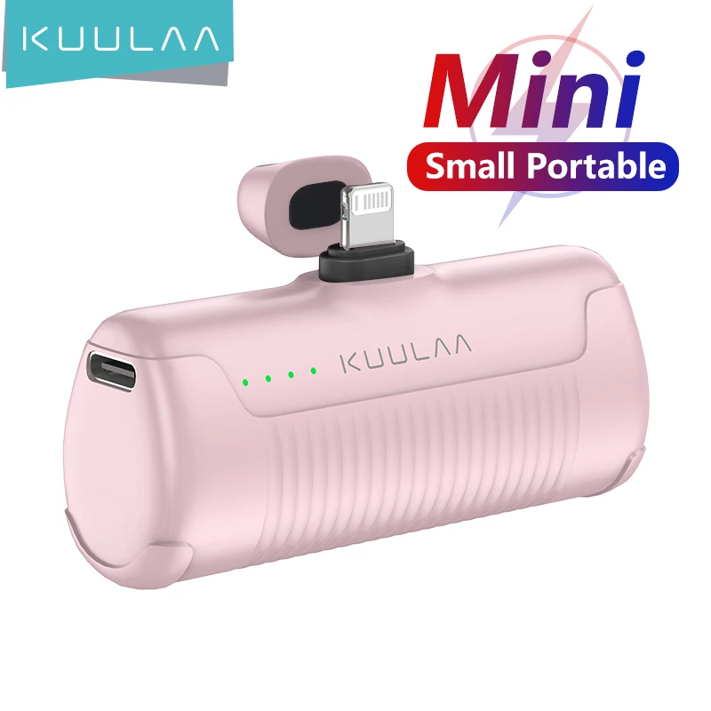 Kuulaa Mini Power Bank 4500Mah Caricabatterie Portatile Per Iphone 14 13 12 11 Pro Max Batterie Externe Powerbank Per Samsung Xiaomi