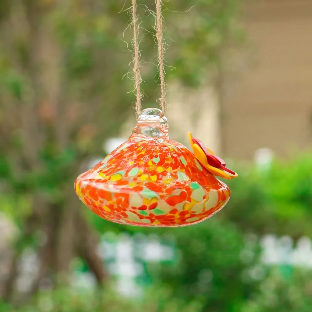 Glass Hummingbird Feeder 4