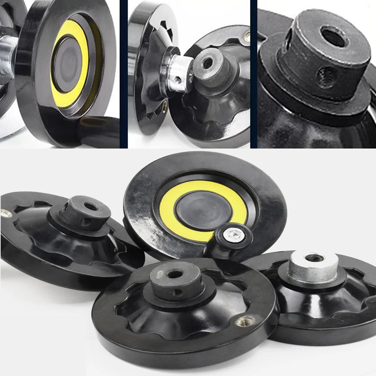 CNC Handwheel hole diameter 8mm 10mm 12mm Diameter 80mm 63mm for T8 lead screw T12 T10 T8 Trapezoidal Lead Screw 1pc