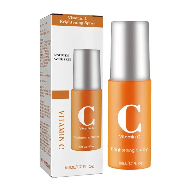 50ml Vitamin C Brightening Facial Spray Mist Anti-wrinkle Nourishing Relieve Redness Moisturizing Whitening