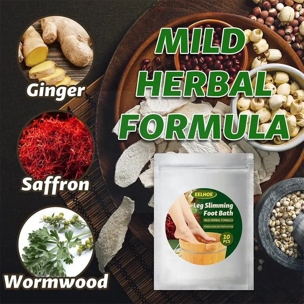 10 Bags Foot Bath Bag Powder Spa Packs Wormwood Hot Bathing Care Herbal Relax Detox Body J5n8 |