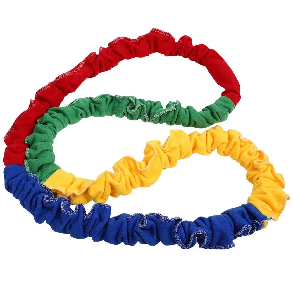

Rally Ring Physical Education Equipment Kids Outdoor Exercise Elastic Band Game for Playground Prop Hose Movement Stretchy