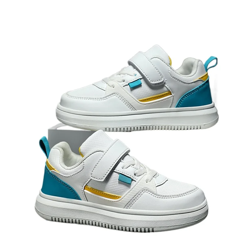 

Boys' Shoes 2024 Spring and Autumn Girls' Sports Shoes Casual and Versatile Sneakers Big Children's White Shoes