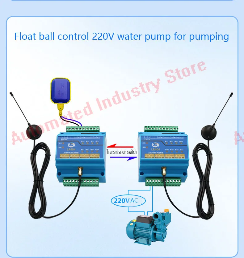 4-channel transmission Switch Quantity Wireless Transmission Module Remote Contr