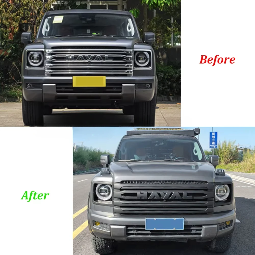 Front Face Racing Grille Net Insect Proof Mesh Cover Styling Exterior Sticker car accessories car reflective stickers For Great Wall GWM Haval H9