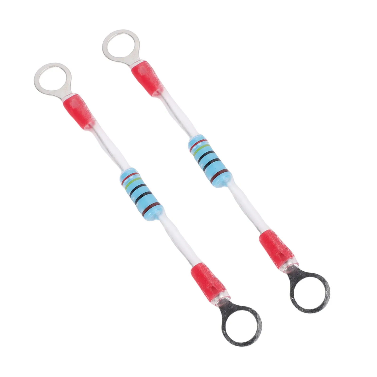 2pcs Golf Cart Solenoid Resistor 1014947 Excellent Electrical Conductivity Heatproof Housing Replacement for EZGO 1990 and Later