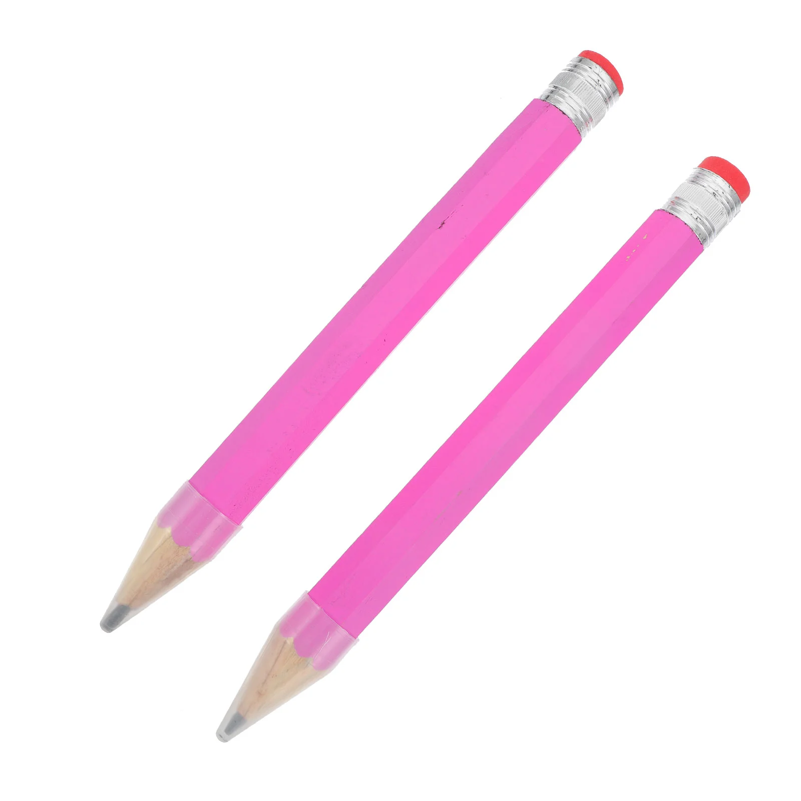 Toyvian Grandi Matite Rosa Blu Rosso Verde Arancione Matita Di Legno Gigante Grande Disegno Scrittura Pittura Mark Matite Rosa