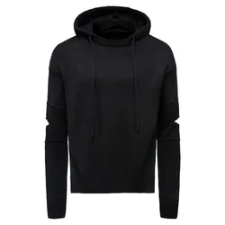 Nouveau Pull hommes Automne Pull homme transfrontaliers Capot Porte UNE Tête Pull DY05 