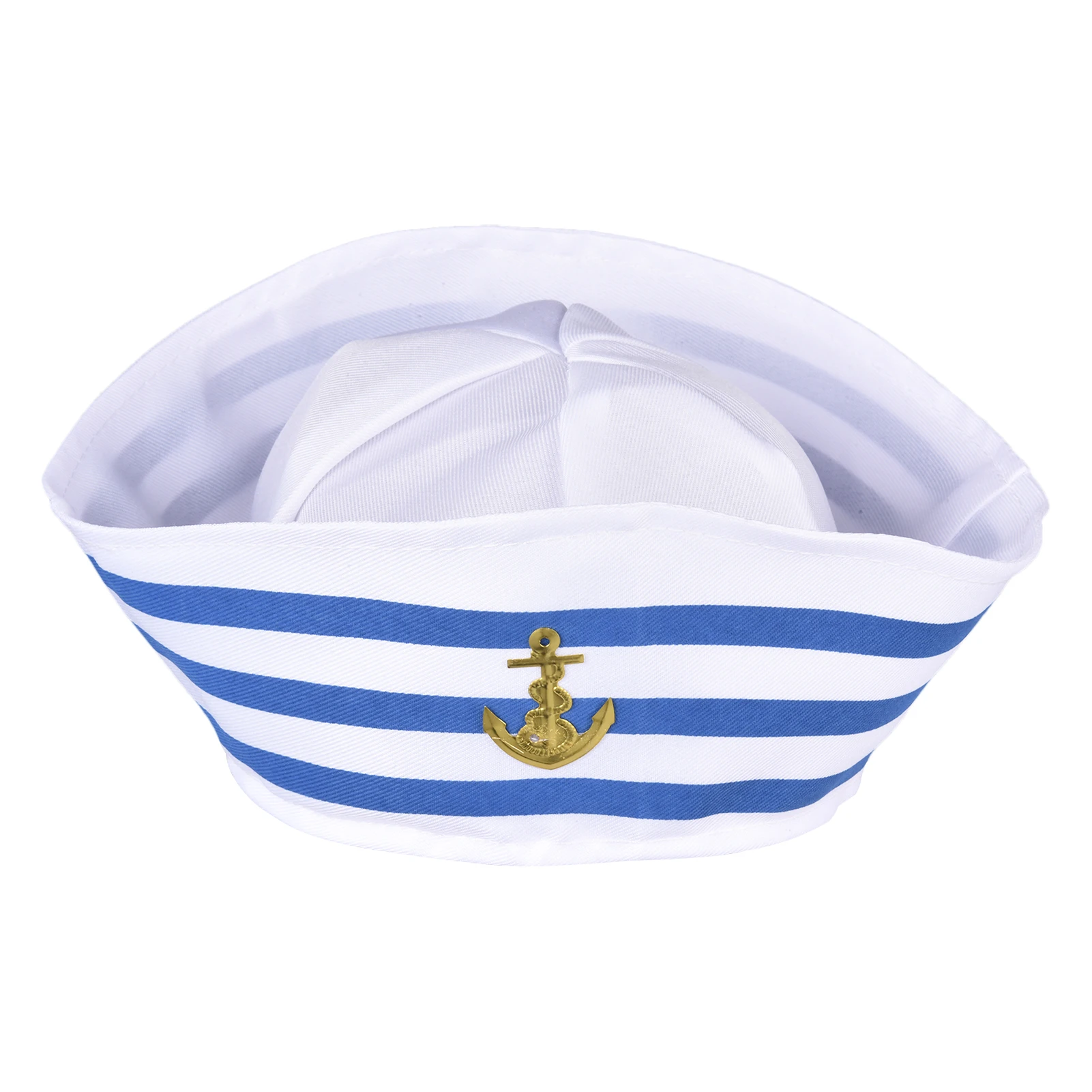 Navy Sailor Hat Costume Blue Captain Hat With White Sail for Costume Accessory Adult Women Kid for Sea Yacht Parties