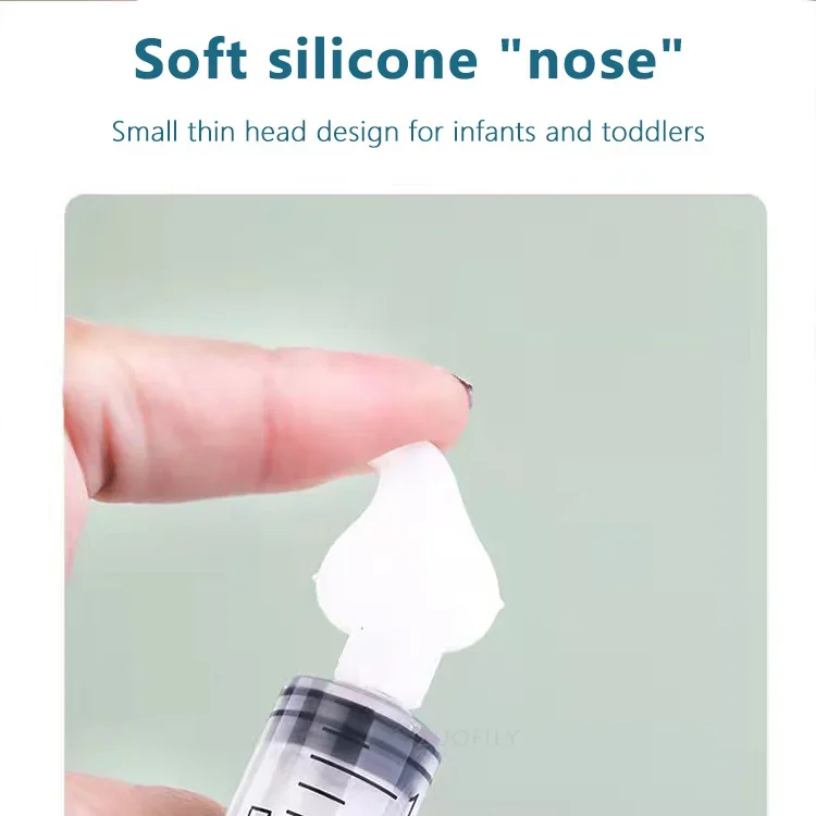 Seringue Nasale Bébé Blendura - Lot De 4, Embout Silicone Doux, Réutilisable Et Sécuritaire