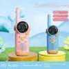 Hight Quality 2 Pack Kids Walkie Talkies 22 Channels LCD Screen Way Radio Toy Rechargeable Flashlight 2 Way Radio Toy for Kids 3