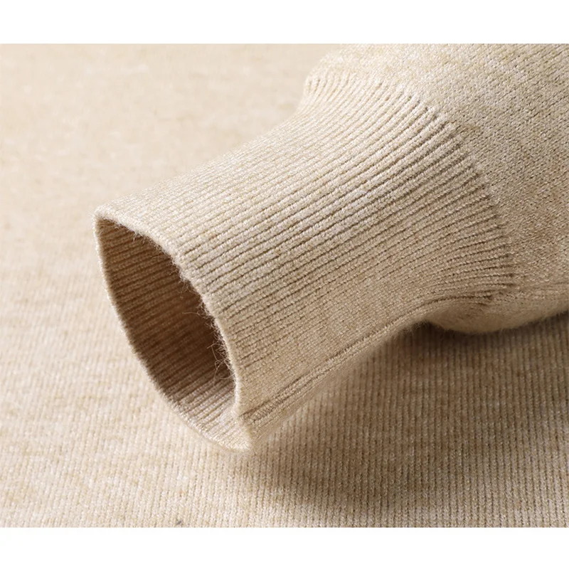 Autumn Winter Solid Color Half High Collar Bottoming Sweater Female Casual Fashion All-match Knitting Top Women Jumpers Pullover 6